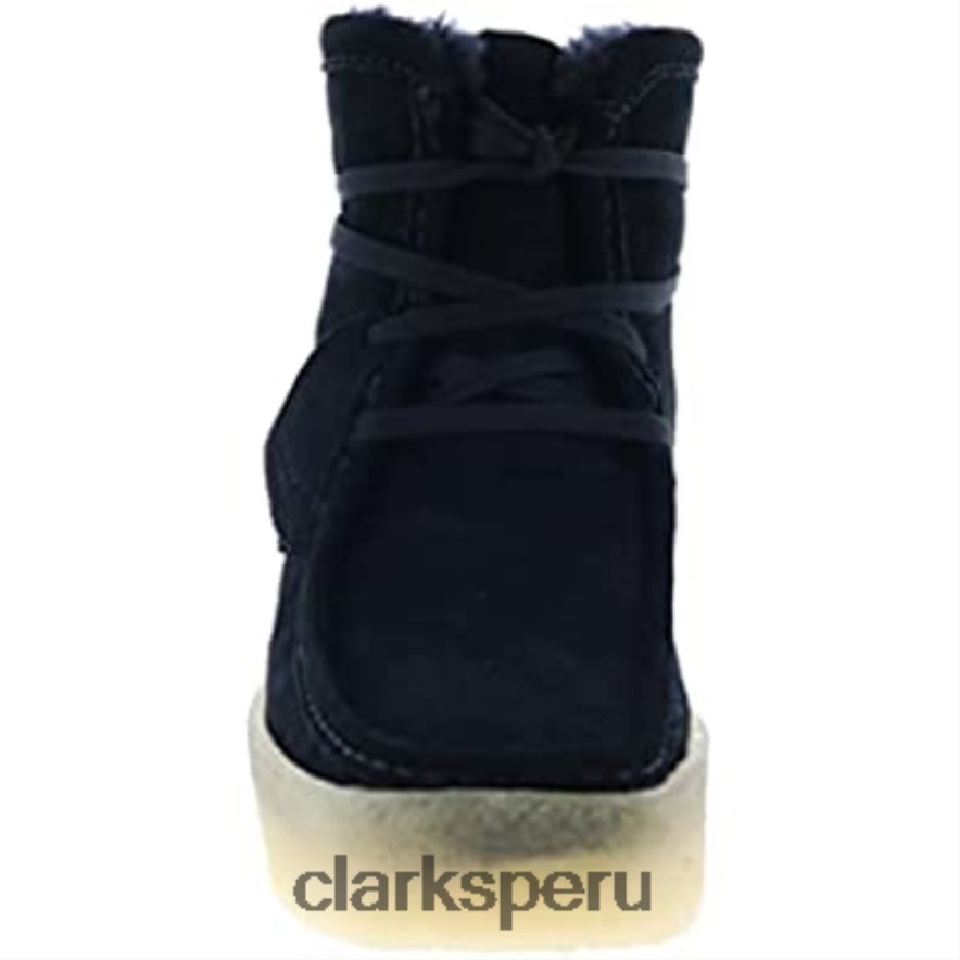 clarks de ante negro wallabee cup hi ante negro unisexo Clarks 40N4LX116 ante negro