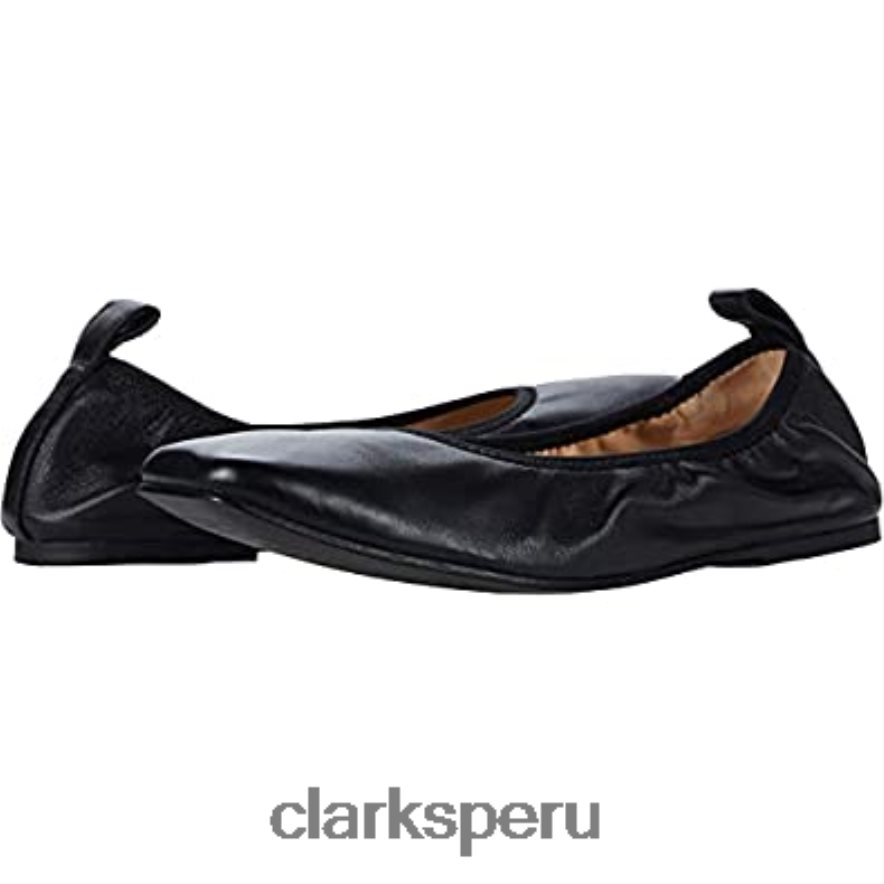clarks de cuero negro pure ballet cuero azul pálido unisexo Clarks 40N4LX368 cuero negro