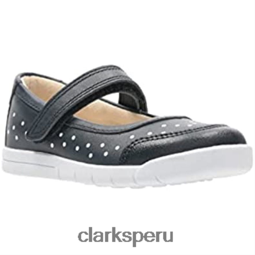 clarks emery ha cuero azul marino h 095 unisexo Clarks 40N4LX1681