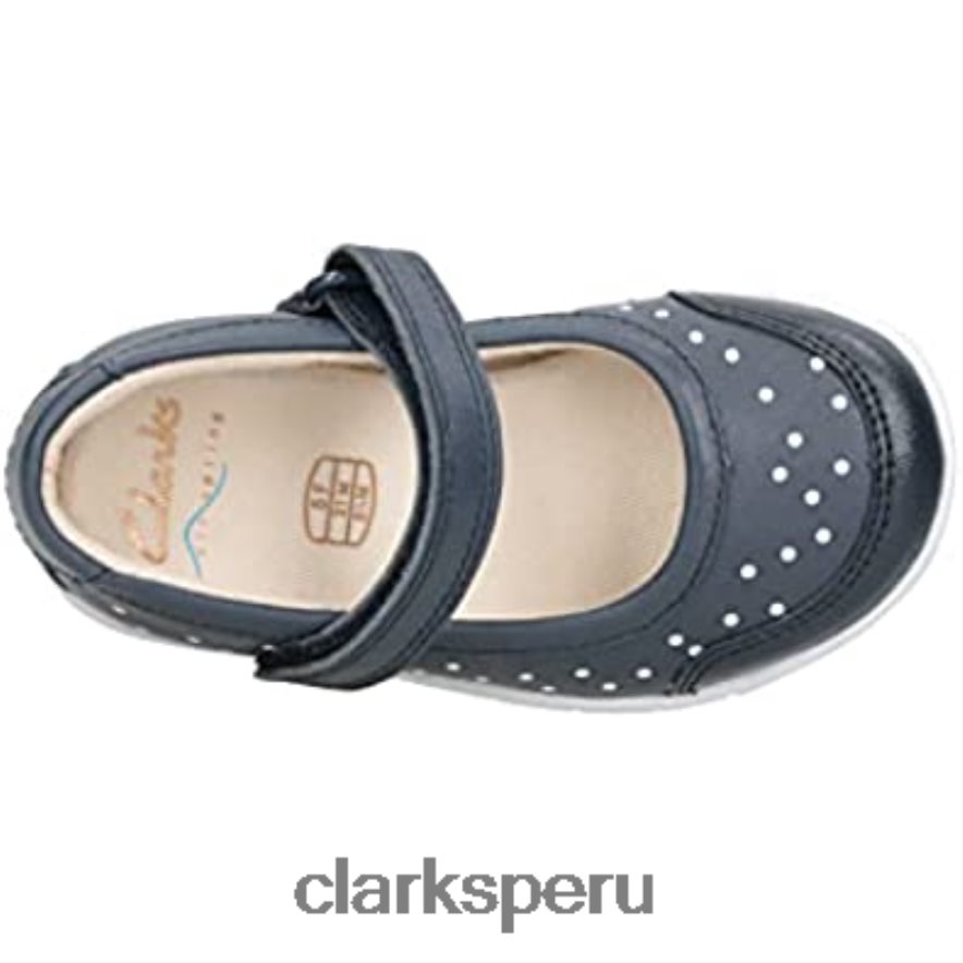 clarks emery ha cuero azul marino h 095 unisexo Clarks 40N4LX1681