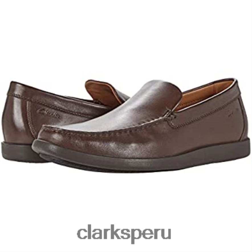 clarks ferius creek cuero marrón oscuro unisexo Clarks 40N4LX1994 cuero marrón oscuro