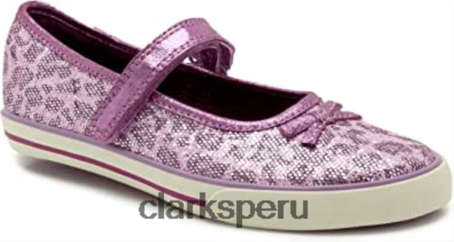 clarks glamit junior morados unisexo Clarks 40N4LX2464 púrpura