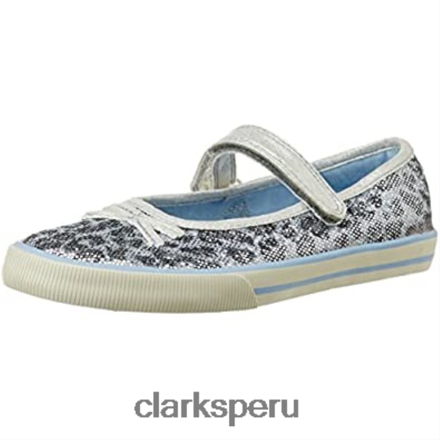 clarks glamit junior plata unisexo Clarks 40N4LX2978 plata