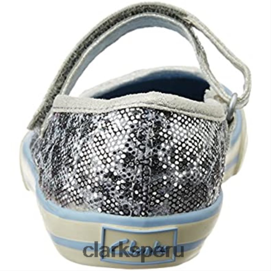 clarks glamit junior plata unisexo Clarks 40N4LX2978 plata