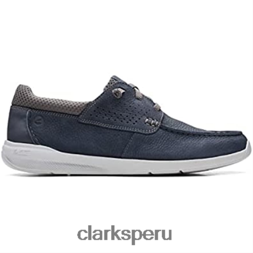 clarks gorwmoc nobuk azul marino unisexo Clarks 40N4LX866 nubuck azul marino