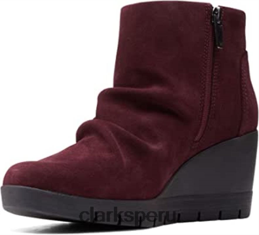 clarks madera way ante burdeos unisexo Clarks 40N4LX2096 ante burdeos