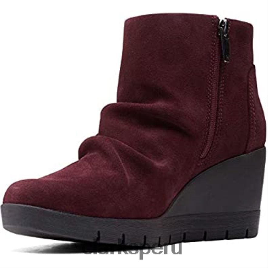 clarks madera way ante burdeos unisexo Clarks 40N4LX2096 ante burdeos