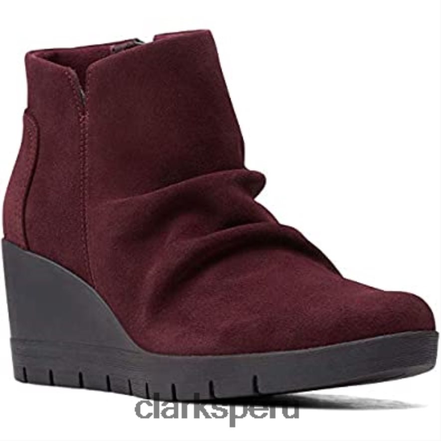 clarks madera way ante burdeos unisexo Clarks 40N4LX2096 ante burdeos