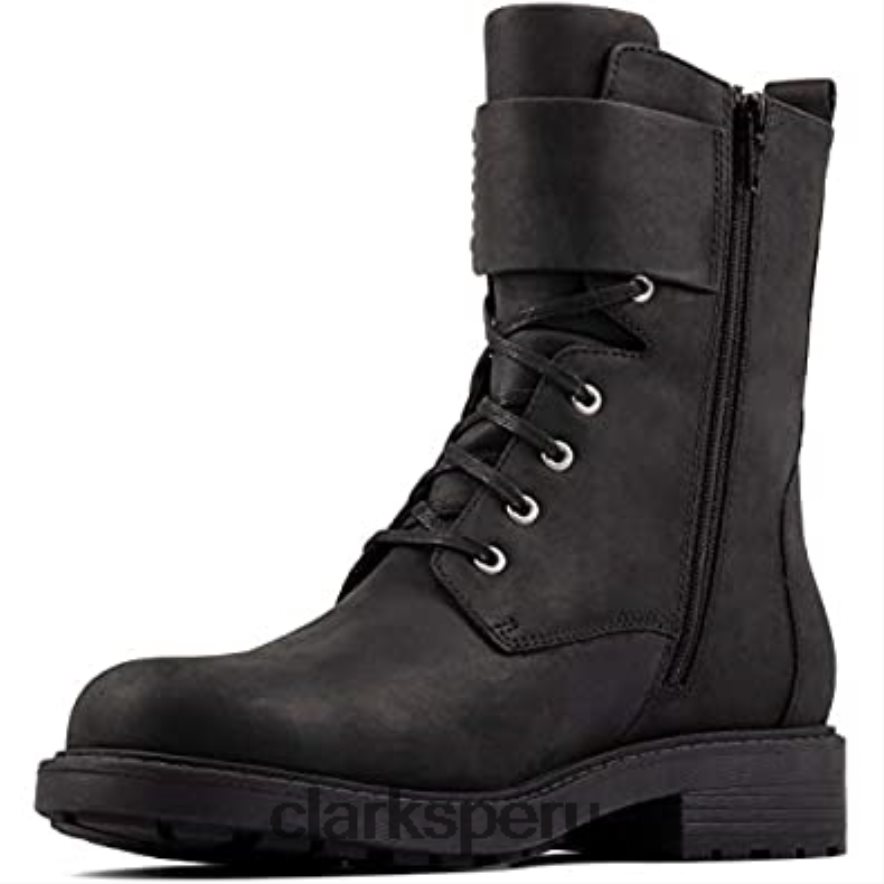 clarks orinoco 2 encaje cuero negro 6 d unisexo Clarks 40N4LX1568