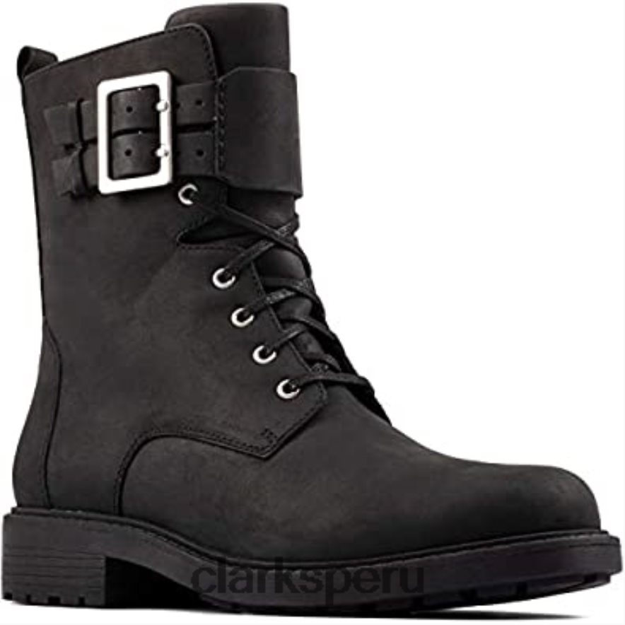 clarks orinoco 2 encaje cuero negro 6 d unisexo Clarks 40N4LX1568