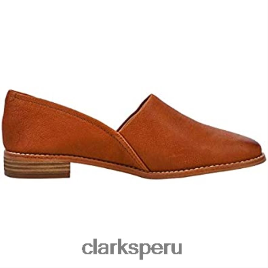 clarks pure easy tan cuero 6 b (m) unisexo Clarks 40N4LX2754