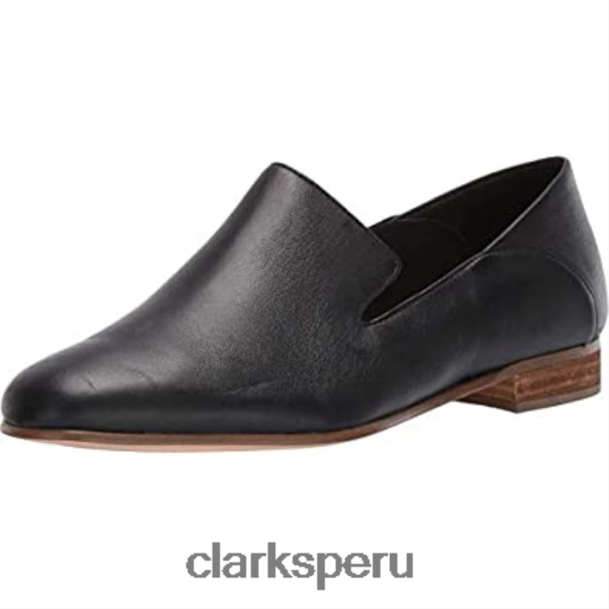 clarks pure viola cuero negro 8 unisexo Clarks 40N4LX1305