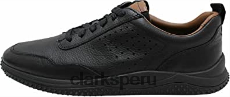 clarks puxton de cuero negro encaje unisexo Clarks 40N4LX320 cuero negro