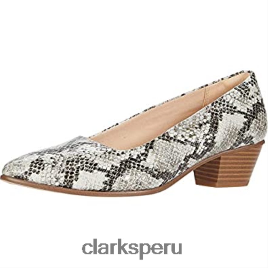 clarks sense court serpiente gris 7 unisexo Clarks 40N4LX1065