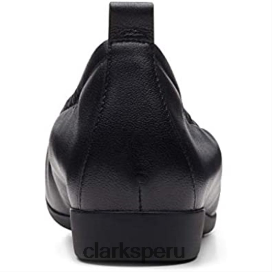 clarks un darcey vibe cuero negro unisexo Clarks 40N4LX575 cuero negro