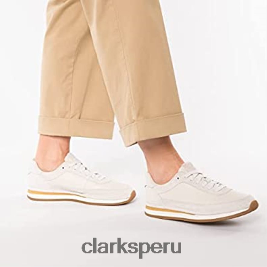 encaje artesanal blanco f clarks unisexo Clarks 40N4LX1092 blanco