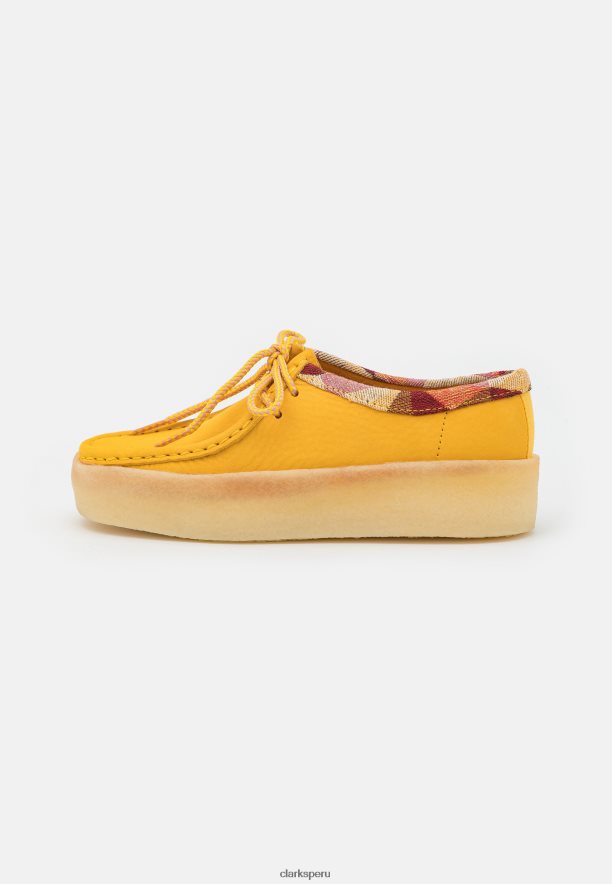 mocasines clarks wallabee cup amarillos unisexo Clarks 40N4LX6947 amarillo
