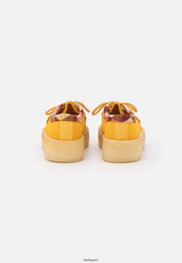 mocasines clarks wallabee cup amarillos unisexo Clarks 40N4LX6947 amarillo