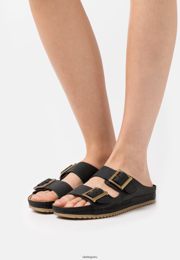 pantuflas clarks brookleigh sun negras unisexo Clarks 40N4LX6952 negro