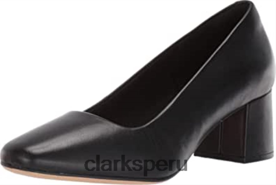 rosa transparente clarks cuero negro unisexo Clarks 40N4LX287 cuero negro