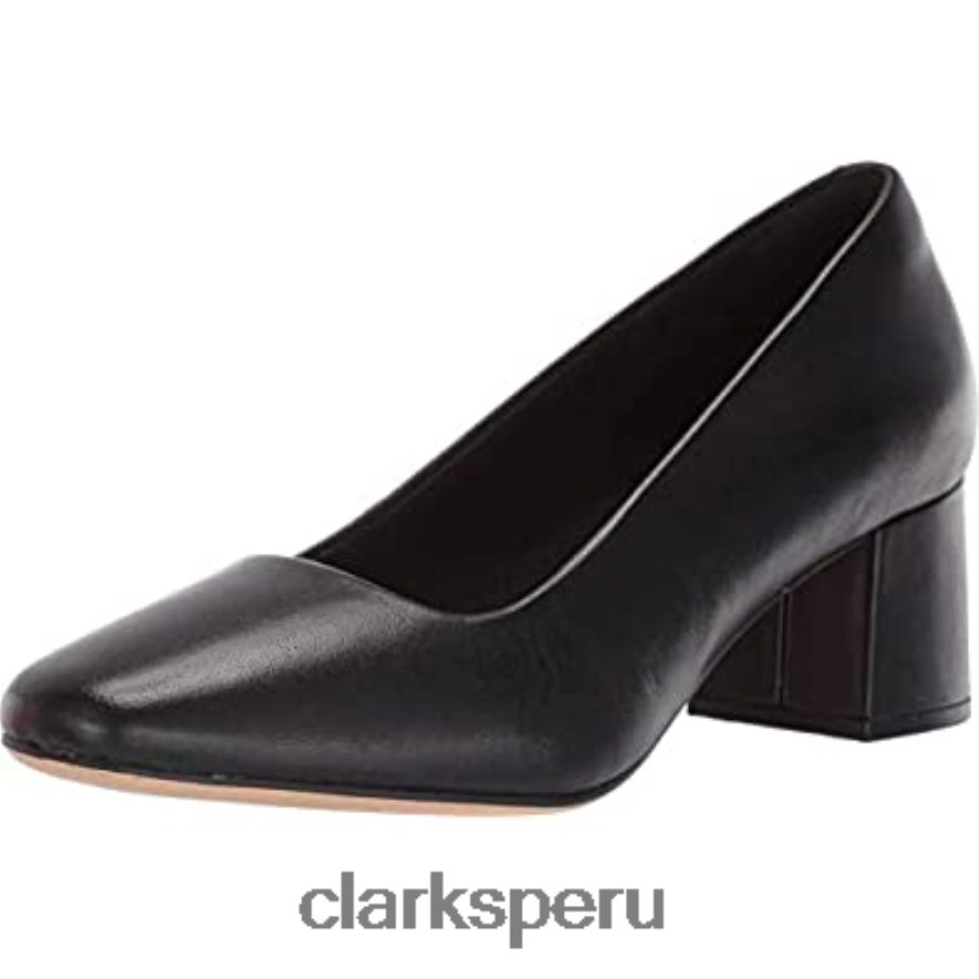 rosa transparente clarks cuero negro unisexo Clarks 40N4LX287 cuero negro