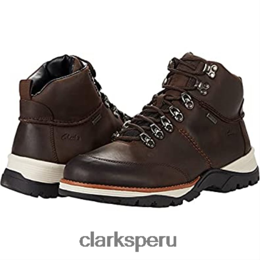 topton pine gtx clarks cuero aceitoso marrón oscuro unisexo Clarks 40N4LX1397 cuero aceitoso marrón oscuro