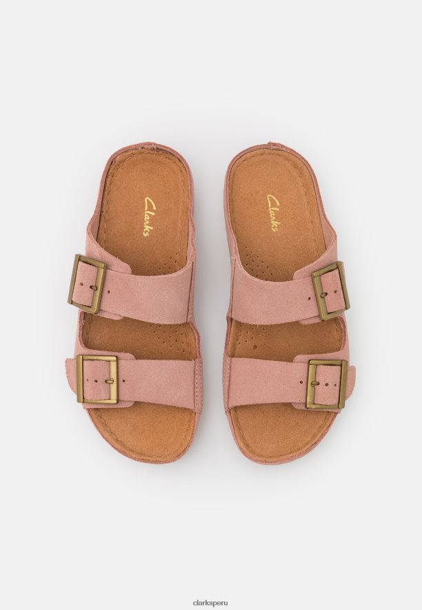 zapatillas brookleigh sun rosa clarks unisexo Clarks 40N4LX6950 rosa