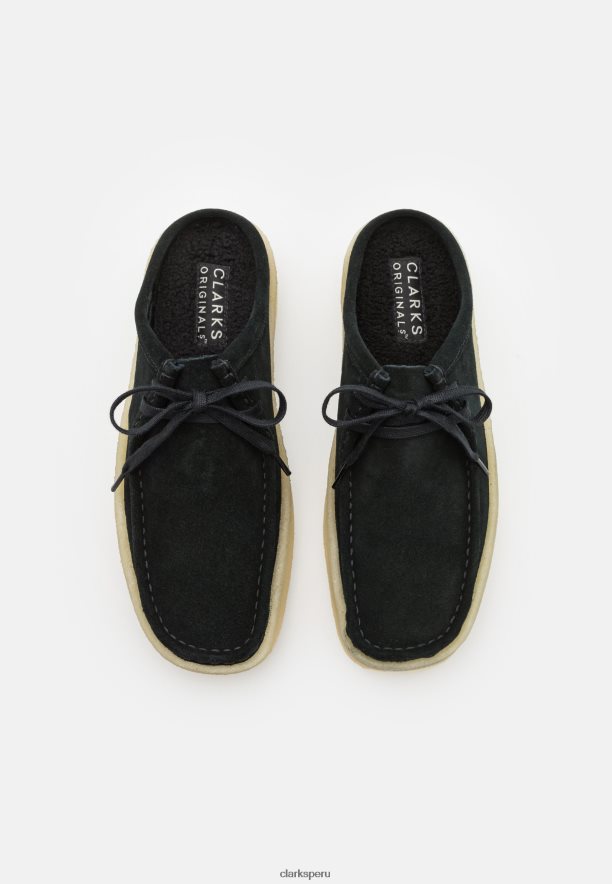 zuecos wallabee cup negros clarks unisexo Clarks 40N4LX7108 negro