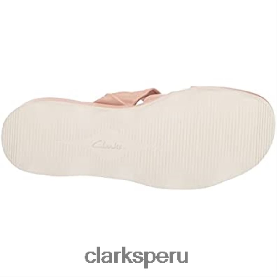 clarks unisex-adulto clara charm sandalia de cuña rosa claro sintético unisexo Clarks 40N4LX2698 sintético rosa claro