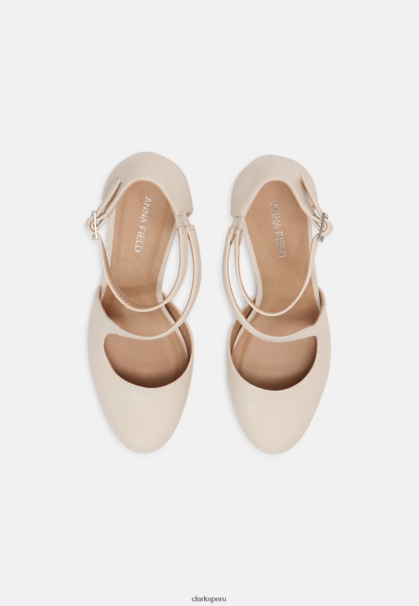 tacones altos clarks blanco roto unisexo Clarks 40N4LX7037 blanquecino