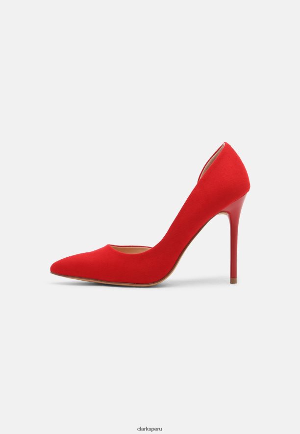 tacones altos clarks rojos unisexo Clarks 40N4LX6999 rojo