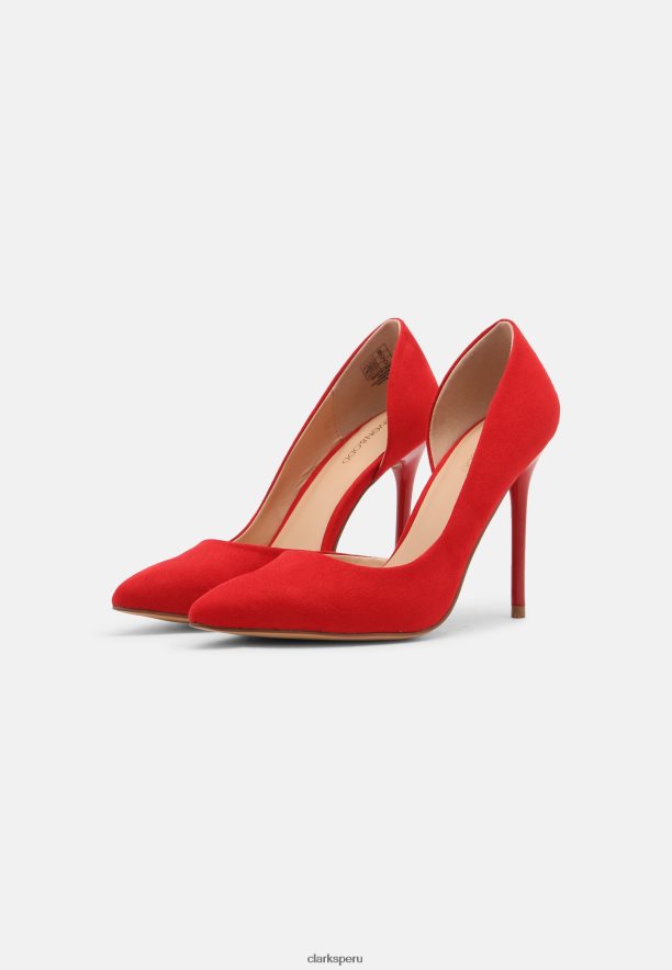 tacones altos clarks rojos unisexo Clarks 40N4LX6999 rojo