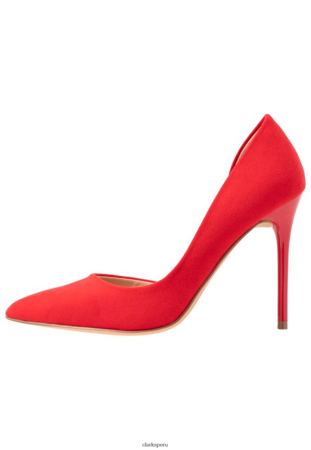 tacones clarks rojos unisexo Clarks 40N4LX6978 rojo