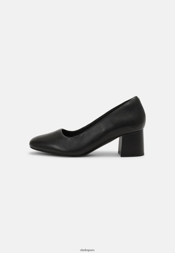 Tacones clásicos Clarks Sheer Court negros unisexo Clarks 40N4LX6968 negro
