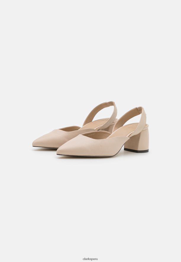 Tacones clasicos de cuero clarks beige unisexo Clarks 40N4LX7050 beige
