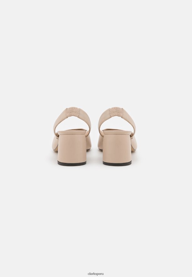 Tacones clasicos de cuero clarks beige unisexo Clarks 40N4LX7050 beige