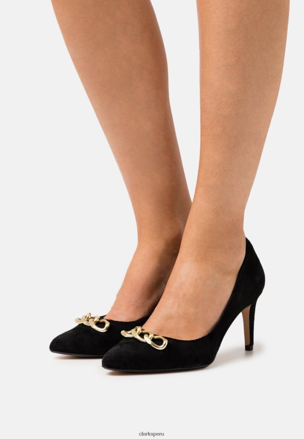 clarks laina tacones clásicos negro unisexo Clarks 40N4LX6962 negro