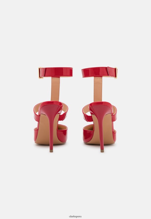 tacones clarks clasicos rojos unisexo Clarks 40N4LX7018 rojo