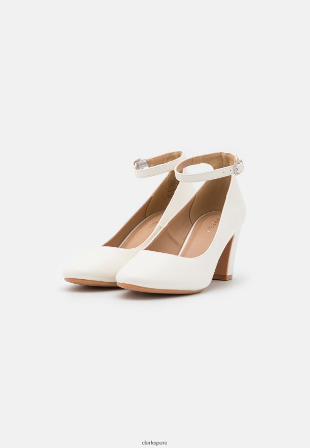 tacones clasicos blancos clarks unisexo Clarks 40N4LX6977 blanco