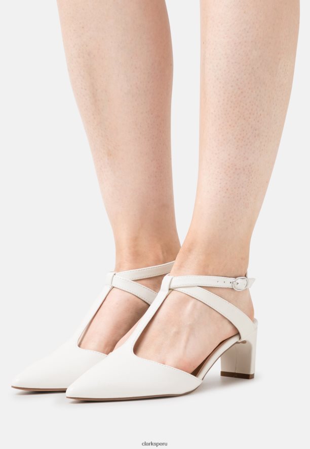 tacones clasicos clarks blancos unisexo Clarks 40N4LX7026 blanco