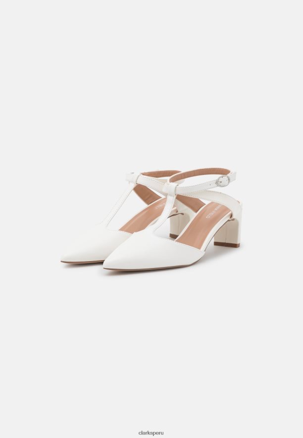 tacones clasicos clarks blancos unisexo Clarks 40N4LX7026 blanco