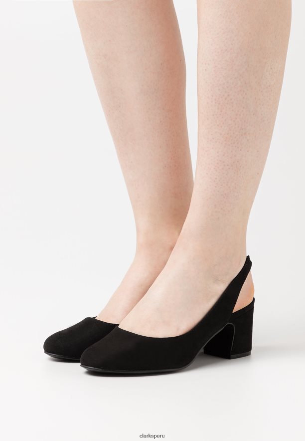 tacones clasicos clarks moda unisexo Clarks 40N4LX7002 negro