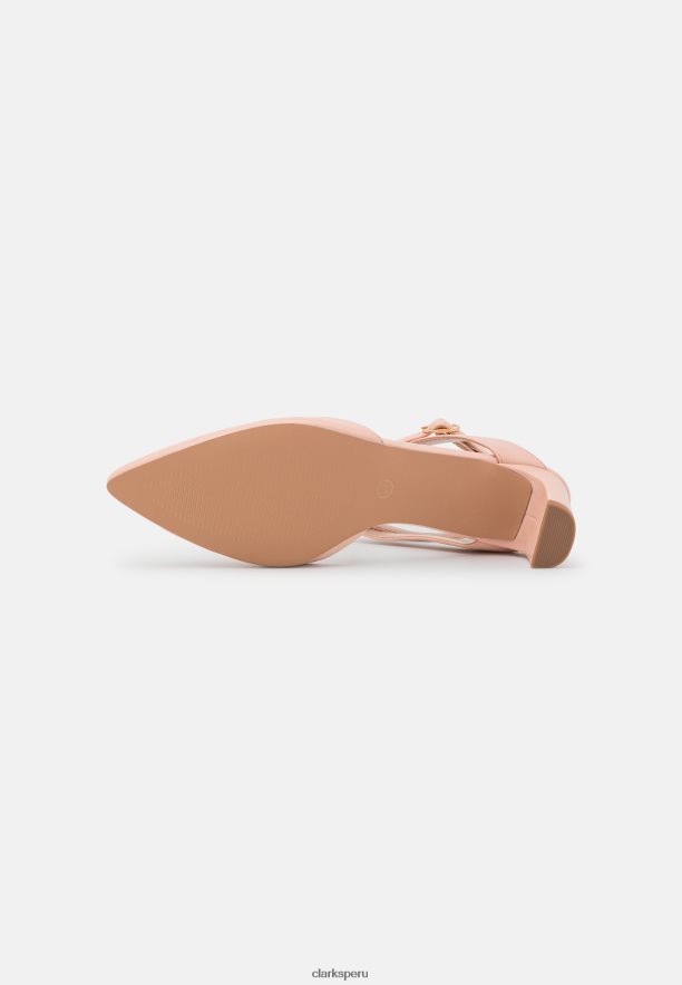 tacones clasicos clarks rosa claro unisexo Clarks 40N4LX6976 Rosa claro