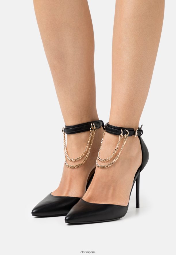 tacones clasicos clarks unisexo Clarks 40N4LX7032 negro