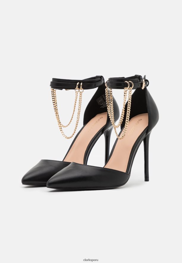 tacones clasicos clarks unisexo Clarks 40N4LX7032 negro