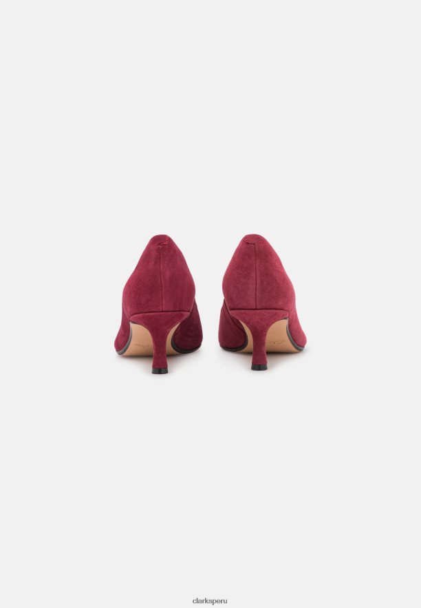 tacones clasicos clarks vino unisexo Clarks 40N4LX6969 vino