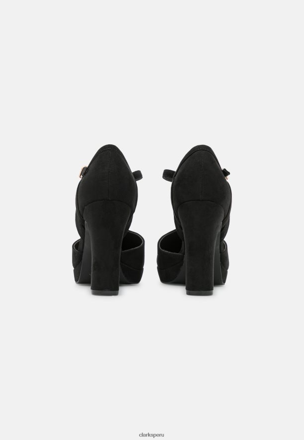 tacones clarks negros plataforma unisexo Clarks 40N4LX7008 negro