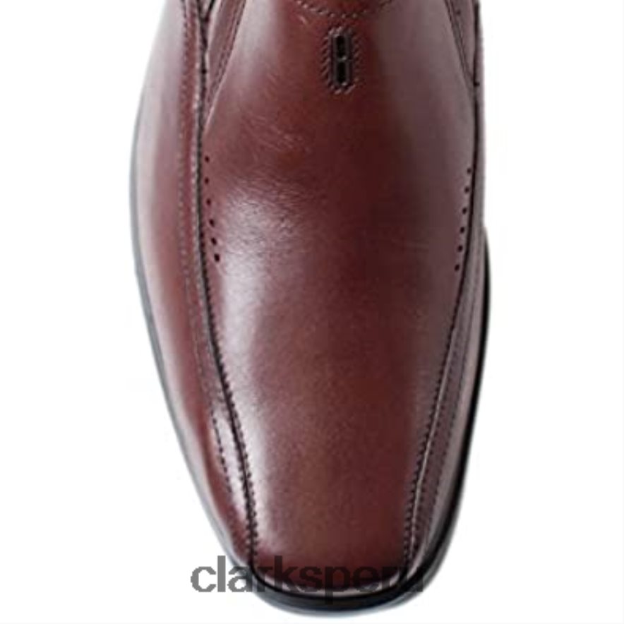 mocasines sin cordones unsheridan go de cuero marrón clarks unisexo Clarks 40N4LX1342 cuero marrón