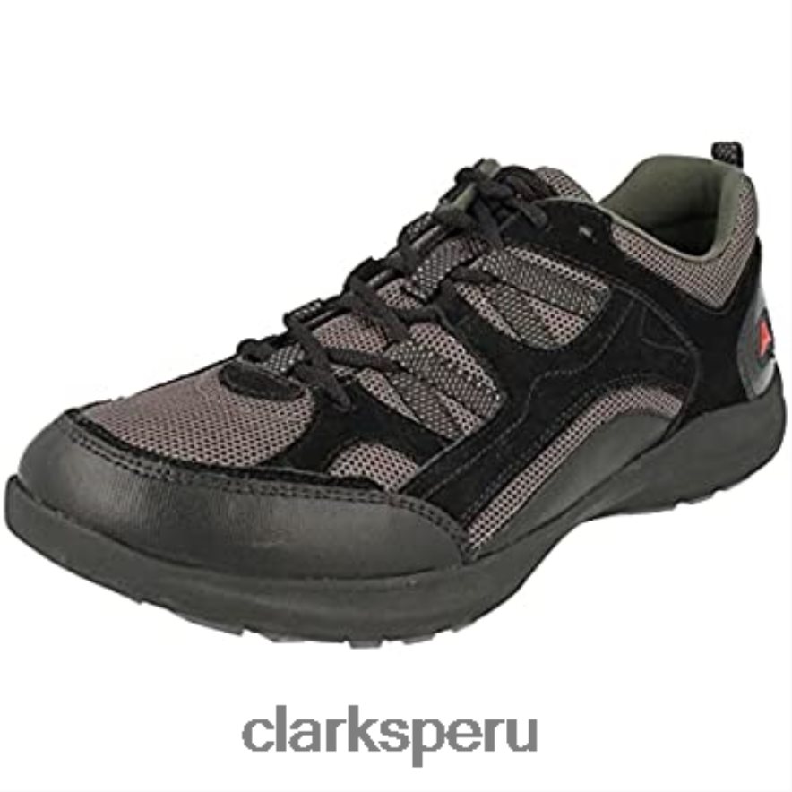 zapatos clarks black wave vista de gamuza negro unisexo Clarks 40N4LX2185 negro