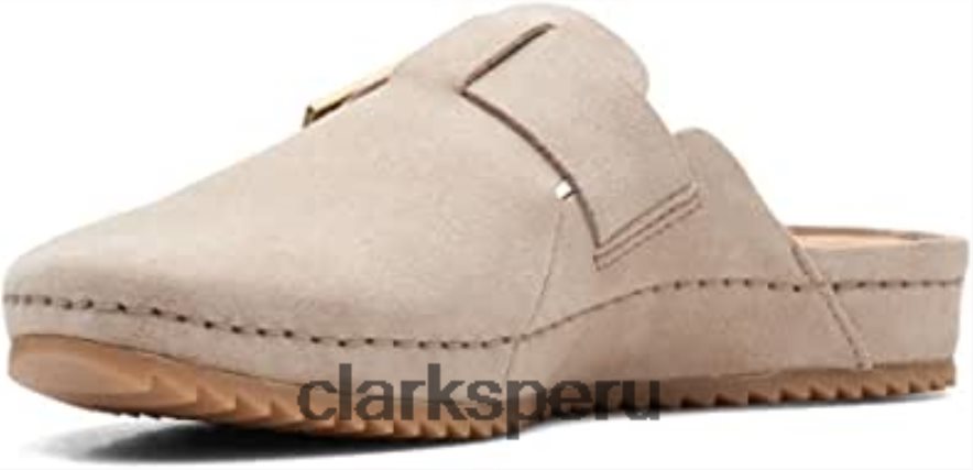 zapatos clarks brookleigh mule de gamuza arena unisexo Clarks 40N4LX115